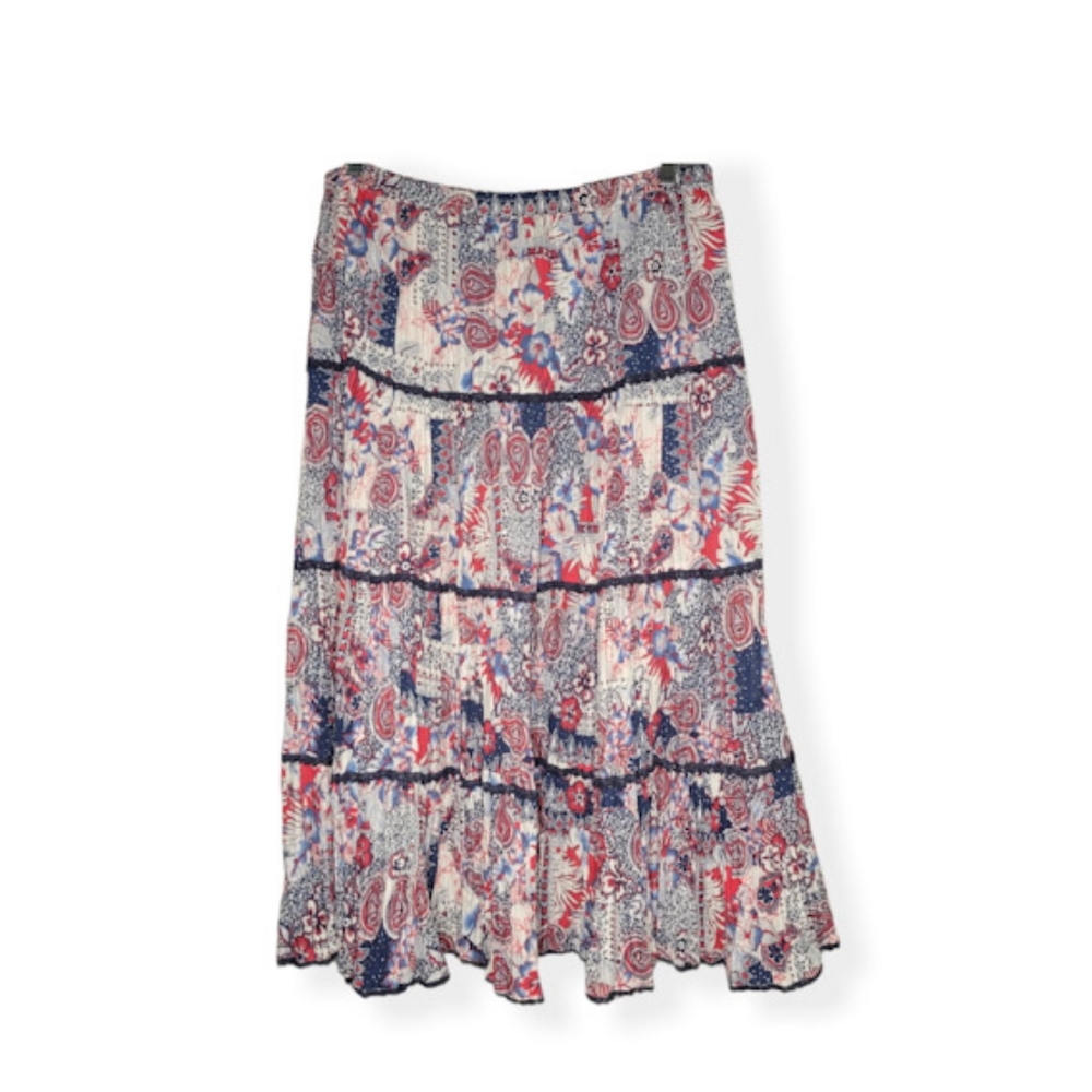Koret maxi tiered skirt